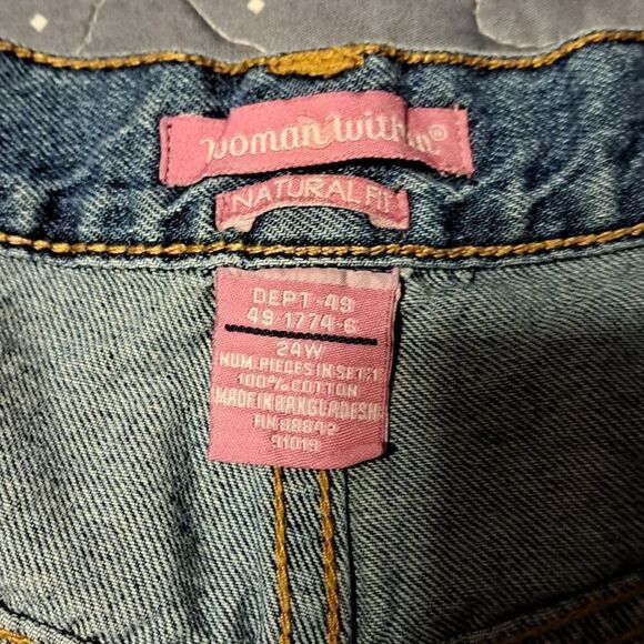 Woman Within Natural fit jeans size 24W - Picture 3 of 4